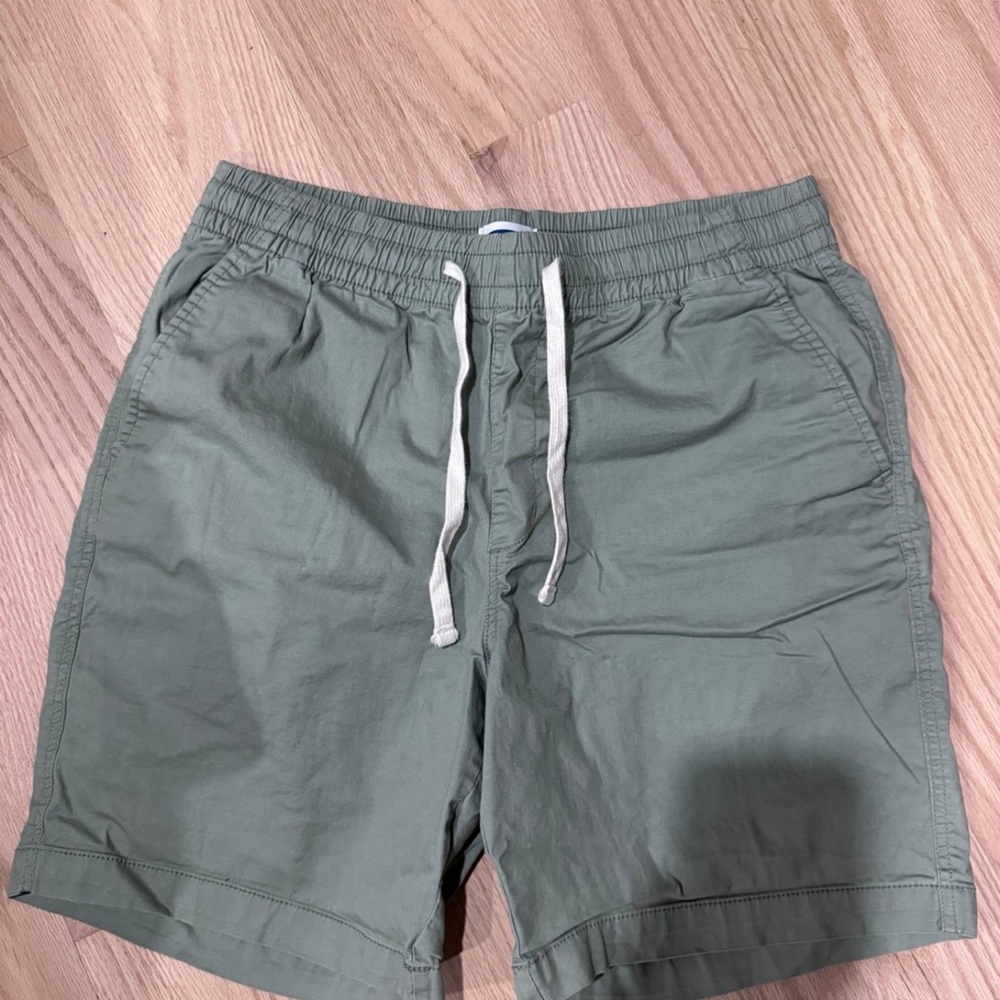 Old Navy Green Athletic Shorts Elastic Waistband